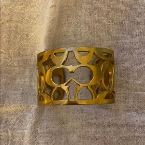 Coach cuff bracelet